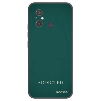 Picasee crna silikonska maskica za Xiaomi Redmi 12C - Addicted