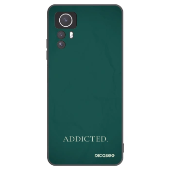 Picasee crna silikonska maskica za Xiaomi Redmi Note 12S - Addicted