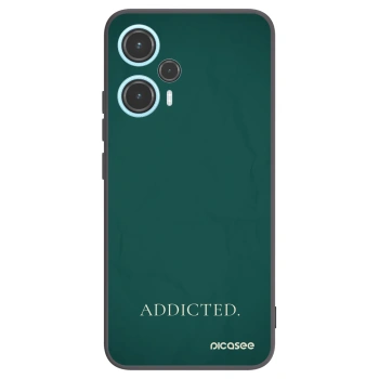 Picasee crna silikonska maskica za Xiaomi Poco F5 - Addicted