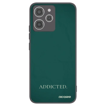 Picasee crna silikonska maskica za Xiaomi Redmi 12 4G - Addicted