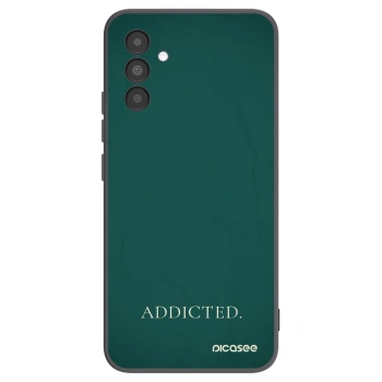 Picasee crna silikonska maskica za Samsung Galaxy A04s A047F - Addicted