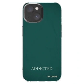Picasee silikonska prozirna maskica za Apple iPhone 15 - Addicted