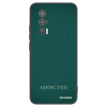 Picasee crna silikonska maskica za Xiaomi Poco F5 Pro 5G - Addicted