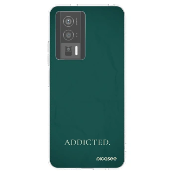 Picasee silikonska prozirna maskica za Xiaomi Poco F5 Pro 5G - Addicted