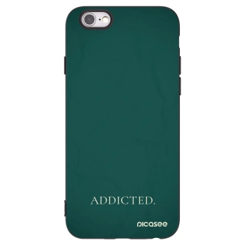 Picasee crna silikonska maskica za Apple iPhone 6/6S - Addicted
