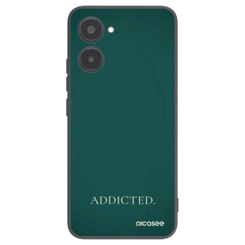 Picasee crna silikonska maskica za Realme 10 4G - Addicted