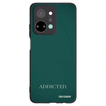 Picasee crna silikonska maskica za Honor X7a - Addicted
