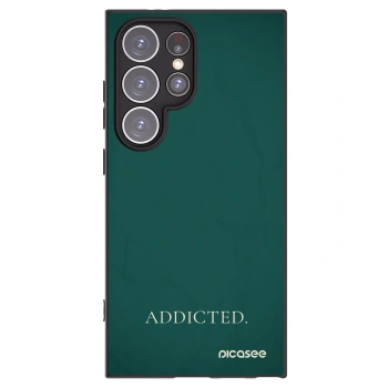 Picasee crna silikonska maskica za Samsung Galaxy S24 Ultra S928B 5G - Addicted