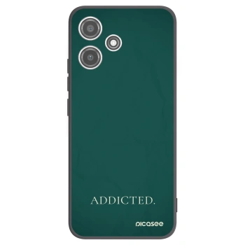 Picasee crna silikonska maskica za Xiaomi Redmi 12 5G - Addicted