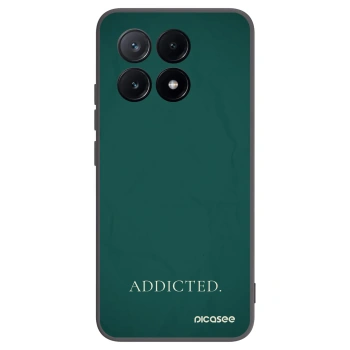 Picasee crna silikonska maskica za Xiaomi Poco X6 Pro - Addicted