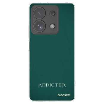 Picasee silikonska prozirna maskica za Xiaomi Redmi Note 13 Pro 4G - Addicted