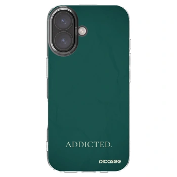 Picasee silikonska prozirna maskica za Apple iPhone 16 - Addicted