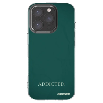 Picasee silikonska prozirna maskica za Apple iPhone 16 Pro - Addicted