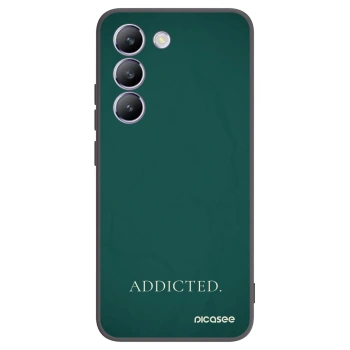 Picasee crna silikonska maskica za Vivo V40 SE 5G - Addicted