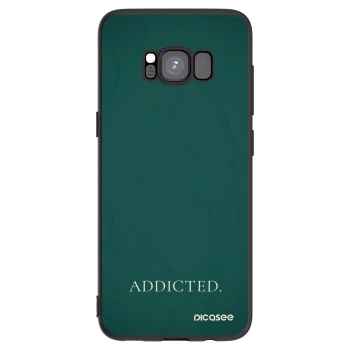 Picasee crna silikonska maskica za Samsung Galaxy S8 G950F - Addicted