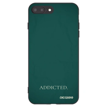 Picasee crna silikonska maskica za Apple iPhone 7 Plus - Addicted