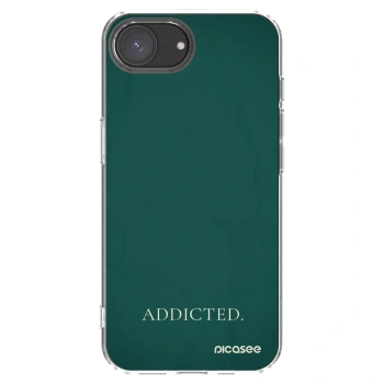 Picasee silikonska prozirna maskica za Apple iPhone 16e - Addicted