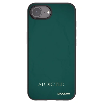 Picasee crna silikonska maskica za Apple iPhone 16e - Addicted