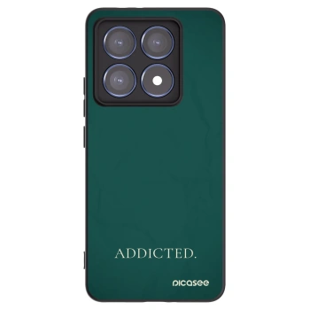 Picasee crna silikonska maskica za Xiaomi 14T Pro - Addicted