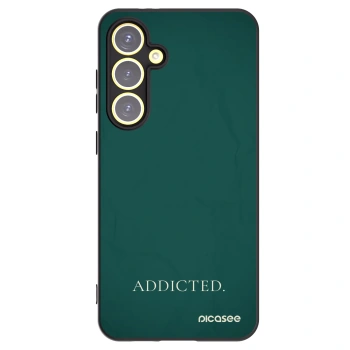 Picasee crna silikonska maskica za Samsung Galaxy S24 FE S721B - Addicted