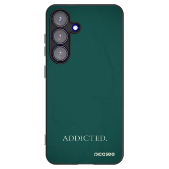 Picasee crna silikonska maskica za Samsung Galaxy S25 5G - Addicted