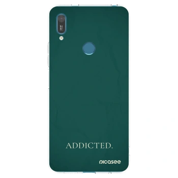 Picasee silikonska prozirna maskica za Huawei Y7 2019 - Addicted