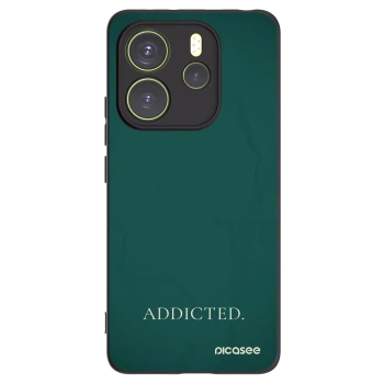 Picasee crna silikonska maskica za Xiaomi Redmi Note 14 4G - Addicted