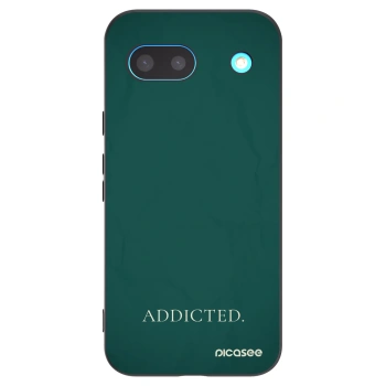 Picasee crna silikonska maskica za Google Pixel 8a - Addicted