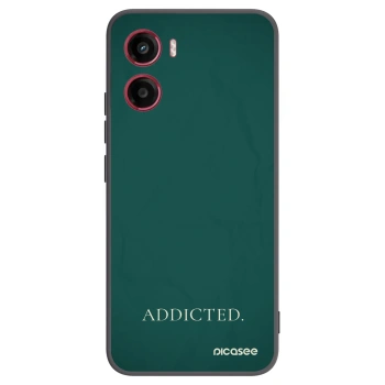 Picasee crna silikonska maskica za Motorola Moto G05 - Addicted