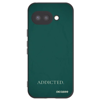 Picasee crna silikonska maskica za Google Pixel 9a - Addicted