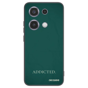 Picasee crna silikonska maskica za Xiaomi Redmi Note 14S - Addicted