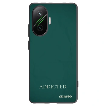 Picasee crna silikonska maskica za Xiaomi Poco F7 5G - Addicted