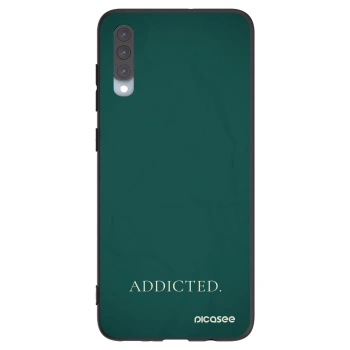 Picasee crna silikonska maskica za Samsung Galaxy A70 A705F - Addicted