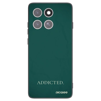 Picasee crna silikonska maskica za Motorola Edge 60 Pro - Addicted