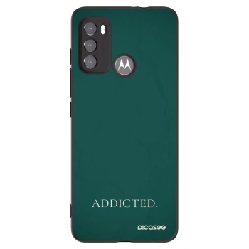 Picasee crna silikonska maskica za Motorola Edge 60 5G - Addicted