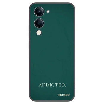Picasee crna silikonska maskica za Vivo Y29s 5G - Addicted
