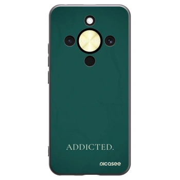 Picasee crna silikonska maskica za Honor Magic8 Lite 5G - Addicted