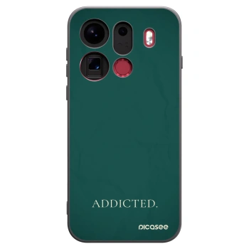 Picasee crna silikonska maskica za OPPO Find X9 Pro - Addicted