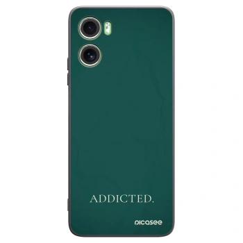 Picasee crna silikonska maskica za Motorola Moto G06 - Addicted