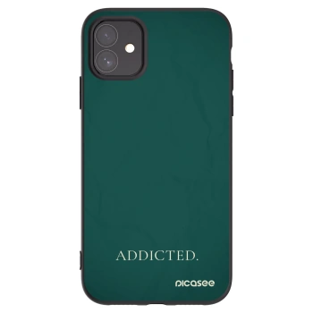 Picasee crna silikonska maskica za Apple iPhone 11 - Addicted