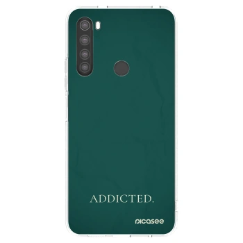 Picasee silikonska prozirna maskica za Xiaomi Redmi Note 8 - Addicted