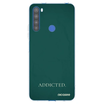 Picasee silikonska prozirna maskica za Xiaomi Redmi Note 8T - Addicted