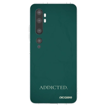 Picasee silikonska prozirna maskica za Xiaomi Mi Note 10 (Pro) - Addicted