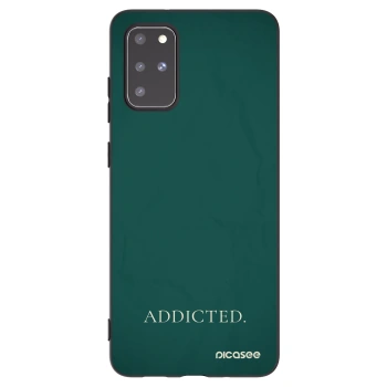 Picasee crna silikonska maskica za Samsung Galaxy S20+ G985F - Addicted