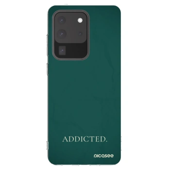 Picasee silikonska prozirna maskica za Samsung Galaxy S20 Ultra 5G G988F - Addicted