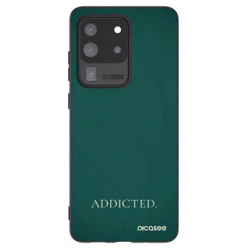Picasee crna silikonska maskica za Samsung Galaxy S20 Ultra 5G G988F - Addicted