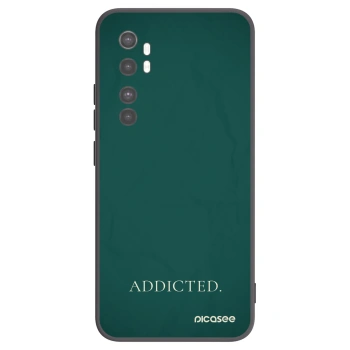 Picasee crna silikonska maskica za Xiaomi Mi Note 10 Lite - Addicted