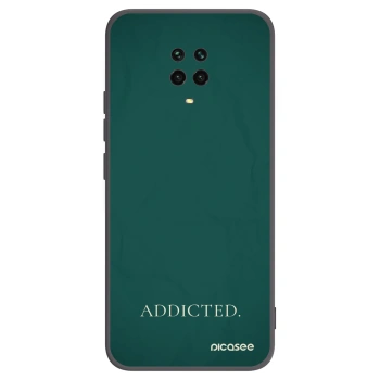 Picasee crna silikonska maskica za Xiaomi Redmi Note 9S - Addicted