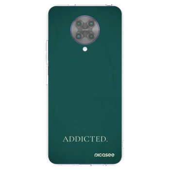 Picasee silikonska prozirna maskica za Xiaomi Poco F2 Pro - Addicted