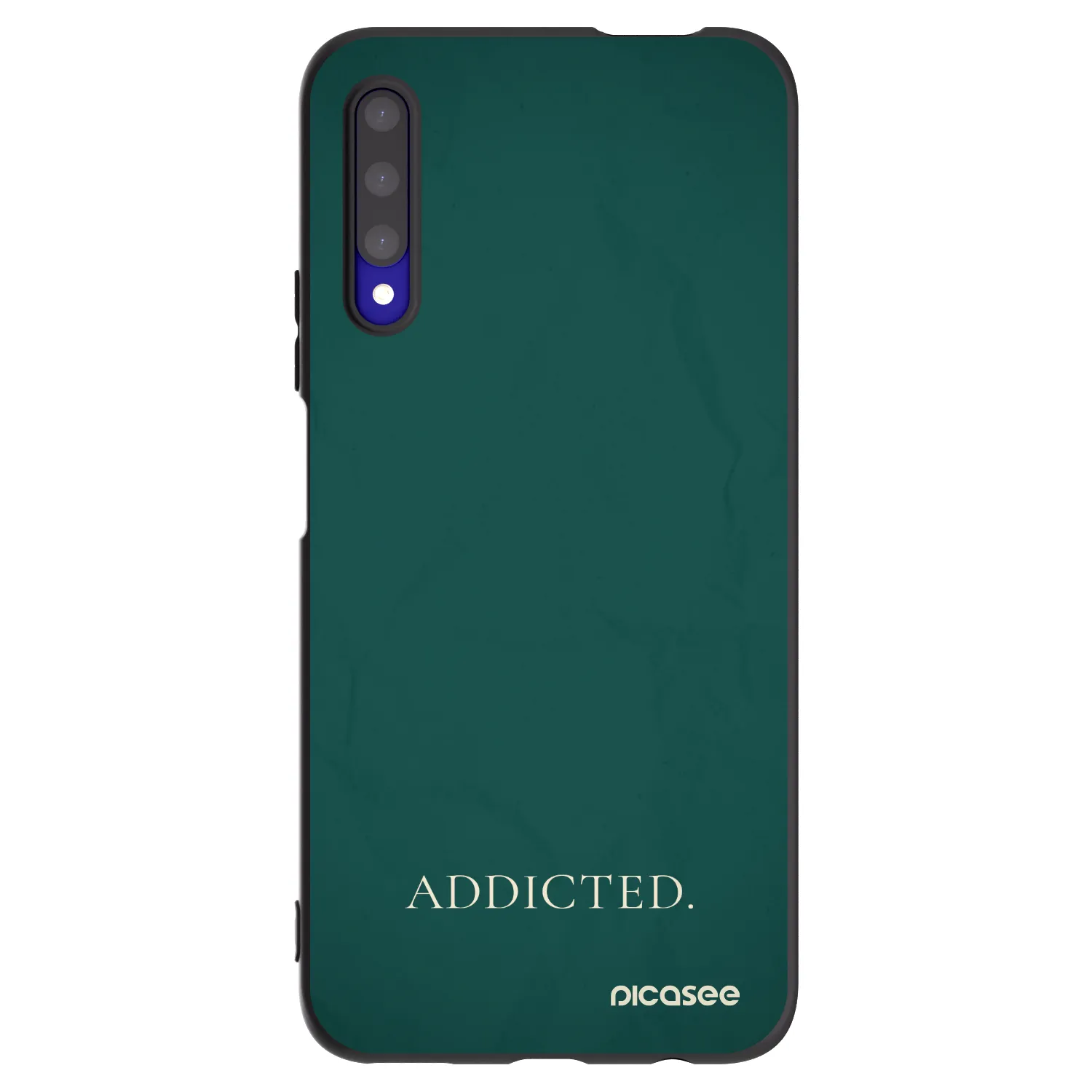 Picasee crna silikonska maskica za Honor 9X Pro - Addicted